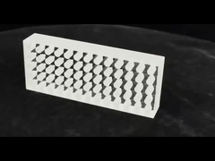 Placca di vetro al quarzo perforato resistente alle alte temperature