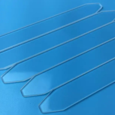 Rectangle Sight Glass Plate For Laser Spare Parts Cerium-Doped Quartz Material
