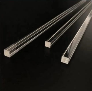 Transparent Rectangular Quartz Glass Tube for Customized