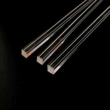 Transparent Rectangular Quartz Glass Tube for Customized