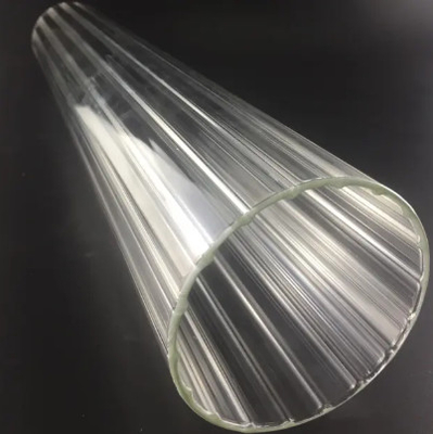Borosilicate Internal Striated Glass Tube for Customized