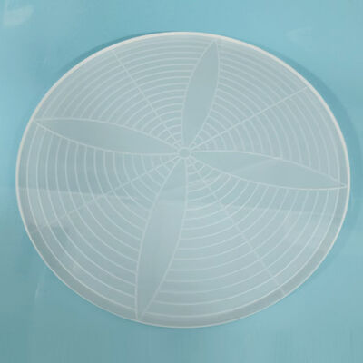 D265 Borosilicate Optical Glass Carrier Platform Low Autofluorescence High Flatness Chemical Resistant